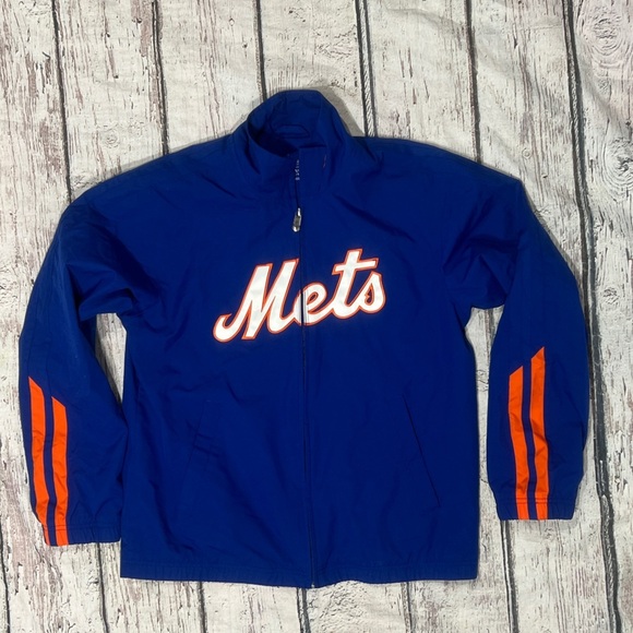 New York Mets Boys Youth Stitched Nike Sports MLB Zip Up Jacket - Picture 1 of 6